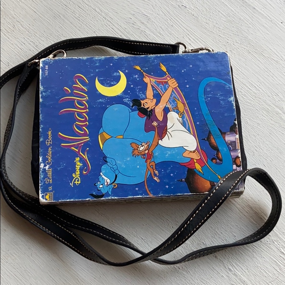 Vintage Handmade Aladdin Golden Book Purse